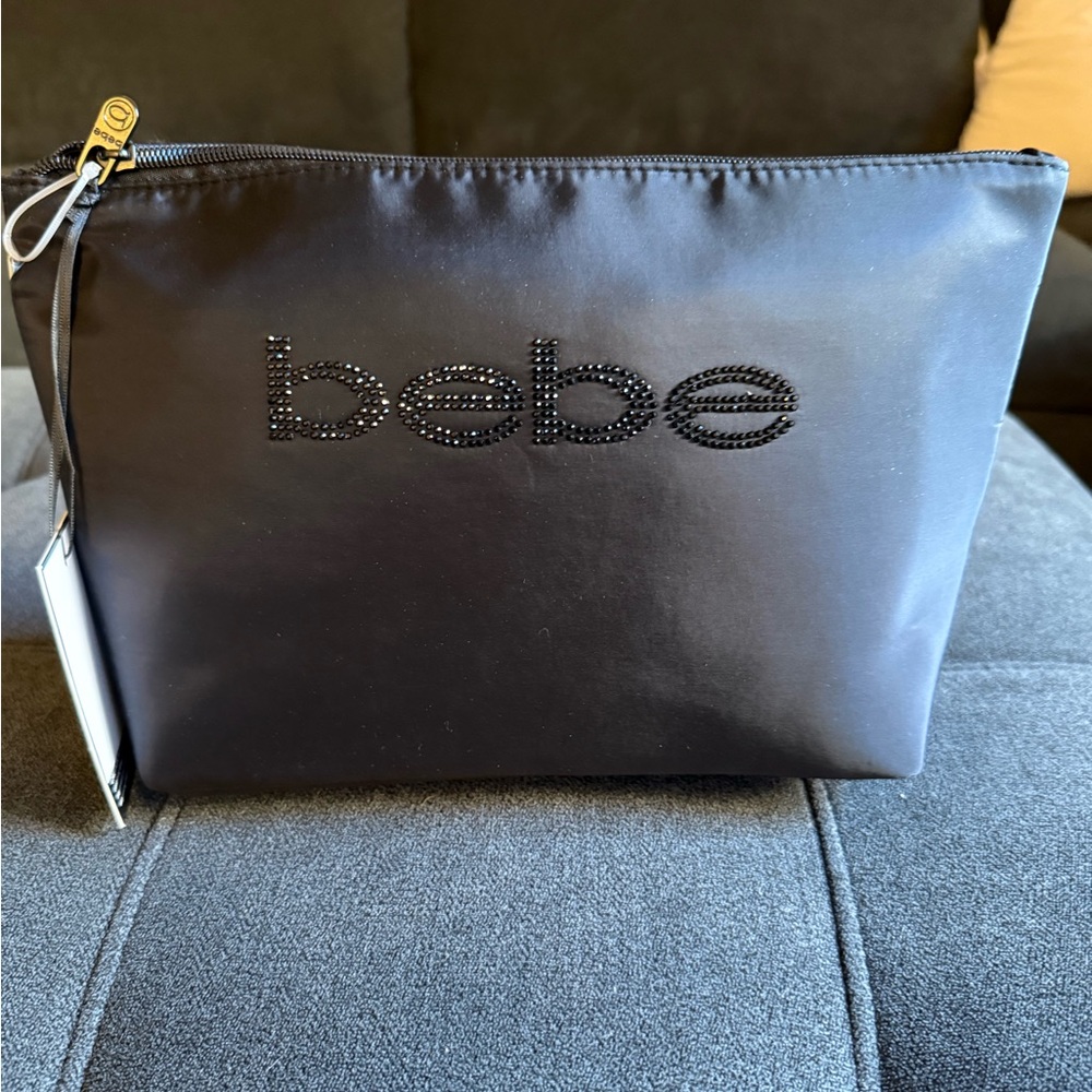 Bebe Black Women's Makeup/Travel Bag
